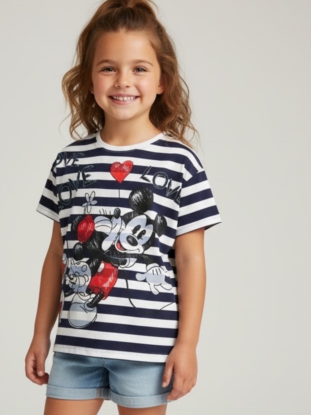 Disney Parks Authentic Original Mickey Mouse Tee. Girls XXL. Good condition.